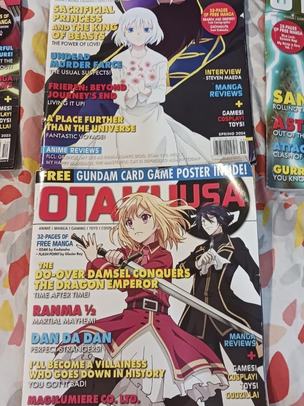 Otaku USA magazine bundle set of 7